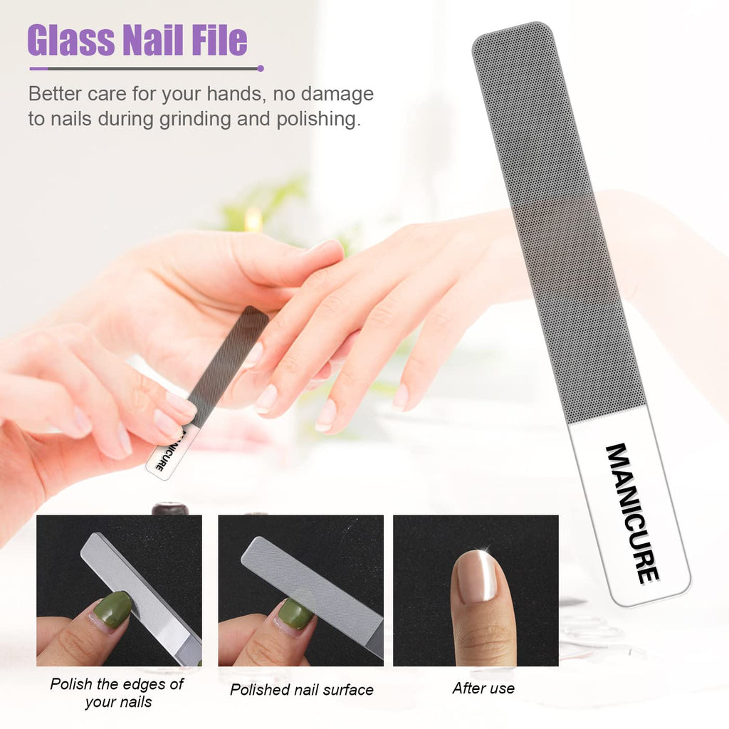 16-in-1 Stainless Steel Nail Care Kit – Manicure & Pedicure Tool Set (Random Color)