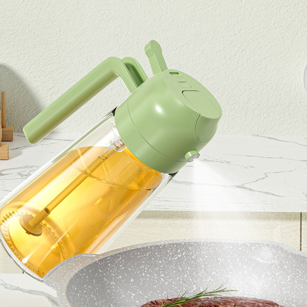 2-in-1 Oil Sprayer Bottle – Smart Kitchen Essential for Cooking & BBQ | 400 ML