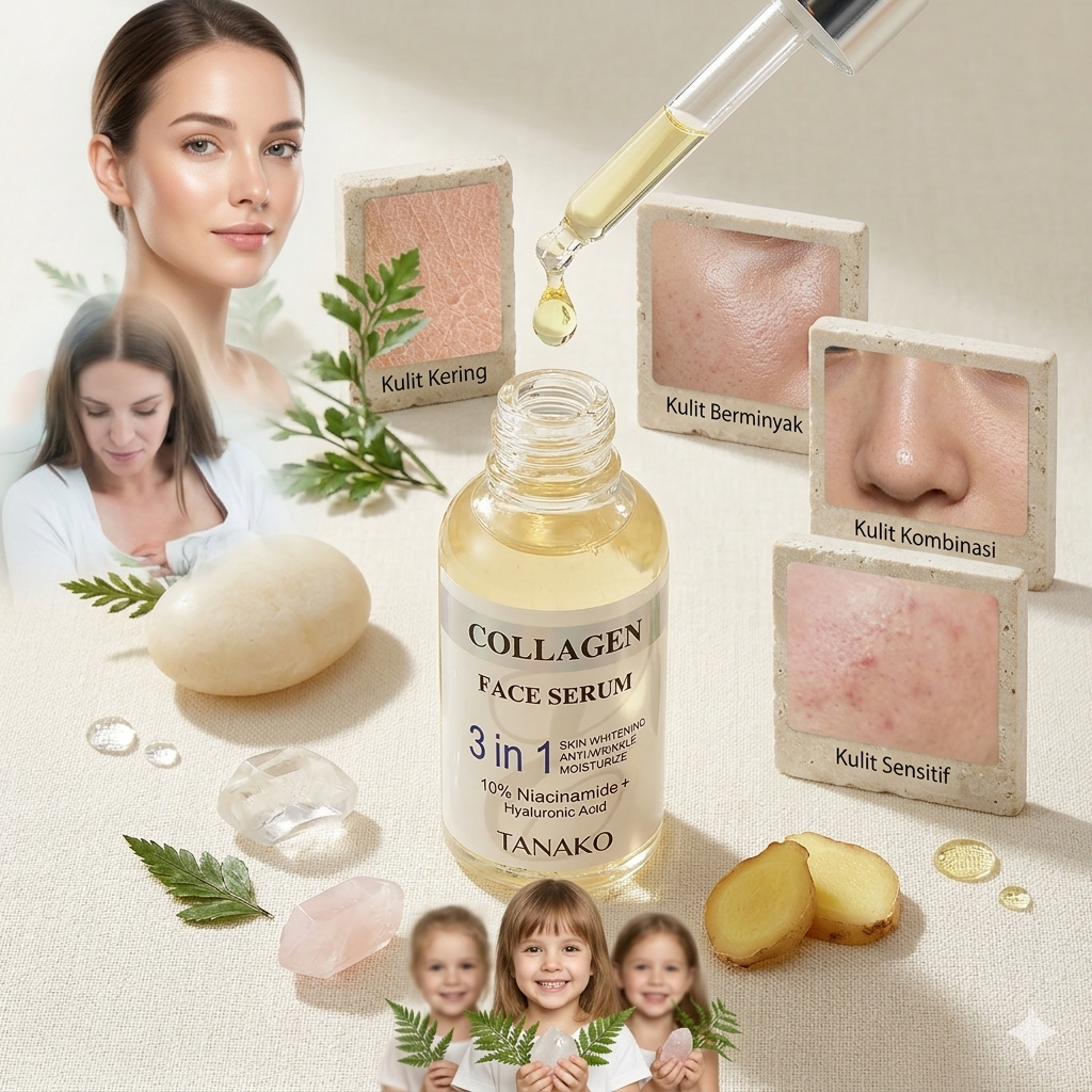 3 in 1 Korean Natural Oil Whitening & Anti Aging Serum 30ml