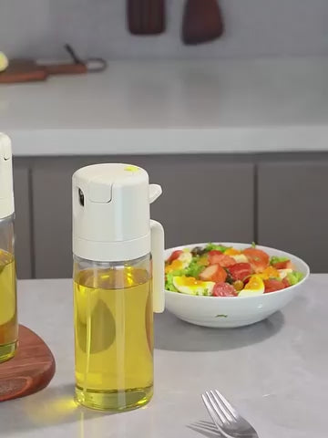 2-in-1 Oil Sprayer Bottle – Smart Kitchen Essential for Cooking & BBQ | 400 ML